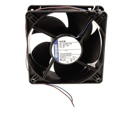 63-7811-25　ebm-papst 4400 Series Axial Fan, 119 x 119 x 38mm, 168m³/h, 3.2W, 48 V dc　4418ML