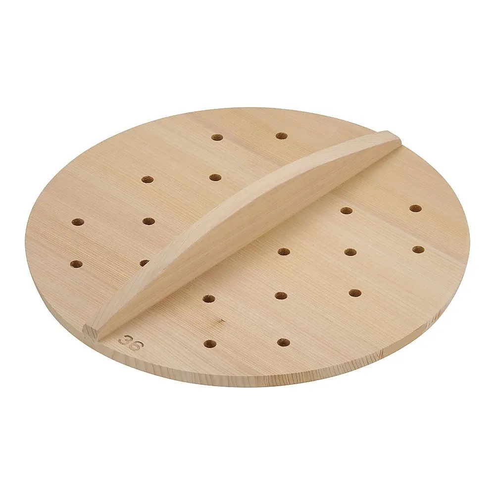62-6342-42　SA Thick Sawara Hole Makeki Lid 36 cm