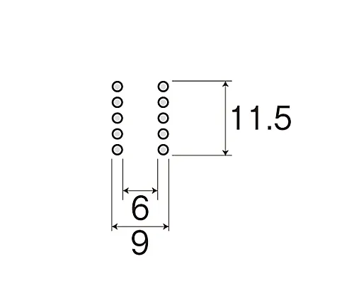 61-0484-49　［Discontinued］Replacement Nozzle HS-622, for Hot Air SMD Removing Machine　HS-622