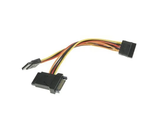 63-8021-43　Parallel Cable Assembly 150 mm, 200 mm 15, Ways Male to Female, 1 x SATA 15 Pin Power Plug　11.03.1041-25