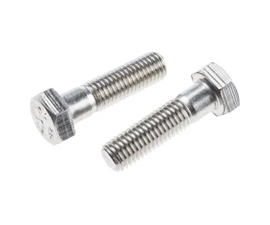 63-7997-79　Plain Stainless Steel Hex Bolt, M12 x 45mm　797-6308