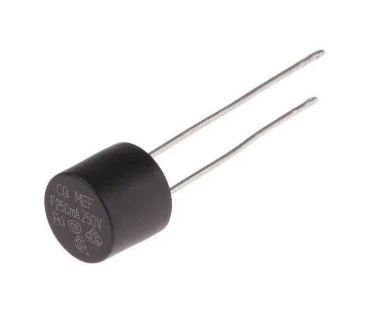 63-7952-76　RS PRO 250mA Radial Non-Resettable Wire Ended F***, 250V　767-5193