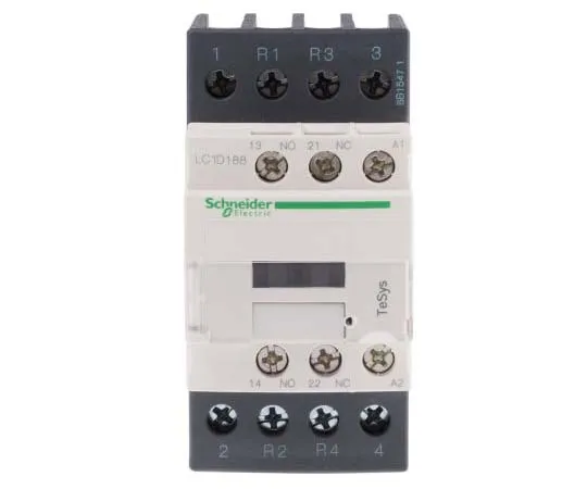63-7791-45　Schneider Electric 4 Pole Contactor, 32 A, 230 V ac Coil, TeSys D, 2NO/2NC　LC1D188M7