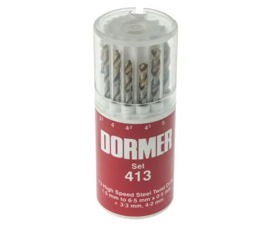 63-7992-52　Dormer 13 piece HSS-TiN Jobber Drill Set 1.5mm to 6.5mm　A094413