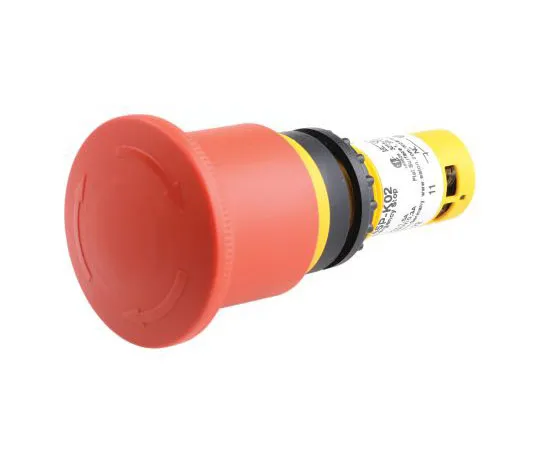 63-7991-13　Eaton, Red, Twist to Reset 45mm Mushroom Head Emergency Button　121611 & C22-PVT45P-K02