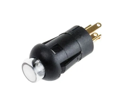 63-8027-16　RS PRO Single Pole Single Throw (SPST) Momentary Blue, Green LED Miniature Push Button Switch, 8 (Dia.)mm, PCB, 30V dc　820-7546