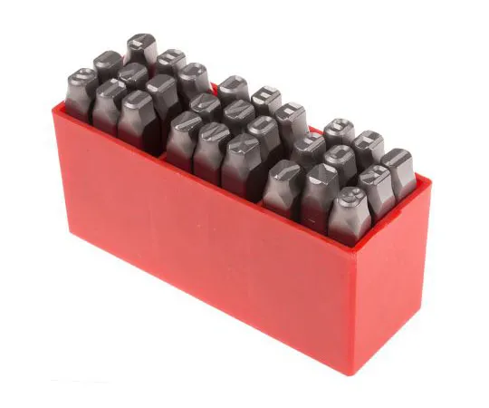 63-8052-34　RS PRO 8mm x 27 Piece Engraving Letter Punch Set, (A to Z)　875-4755
