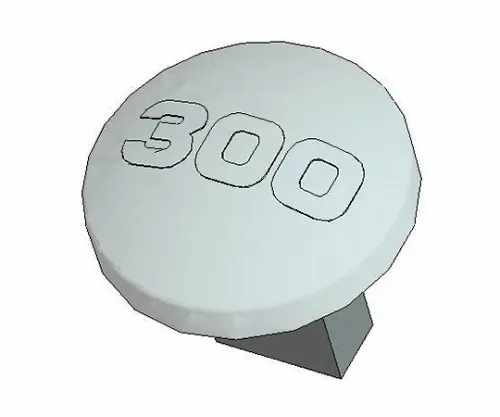 61-4935-17　［Discontinued］Temperature Button 300°C　B1766