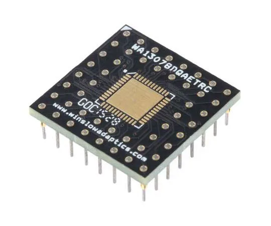 63-7788-11　Winslow Straight Through Hole Mount 0.5 mm, 2.54 mm Pitch IC Socket Adapter, 48 Pin Female QFN to 48 Pin Male PGA　WA13078DQAETRC