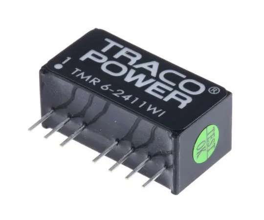 63-7971-56　TRACOPOWER TMR 6WI 6W Isolated DC-DC Converter Through Hole, Voltage in 18 → 36 V dc, Voltage out 5V dc　TMR 6-2411WI