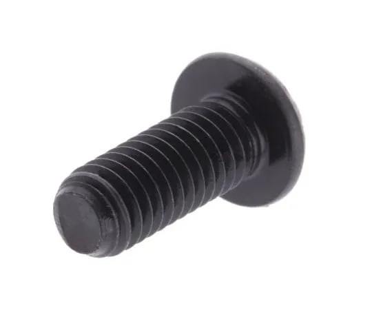 63-8028-08　RS Pro M6 x 15mm Hex Socket Button Screw Black, Self-Colour Steel　822-9120