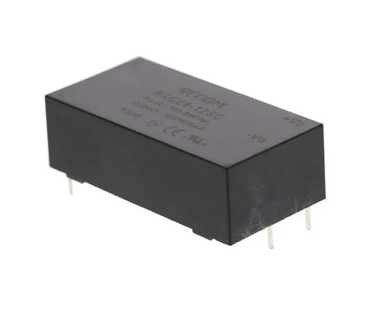 63-7783-63　Recom 6W 1 Output Embedded Switch Mode Power Supply SMPS, 500mA, 12V dc Encapsulated　RAC06-12SC