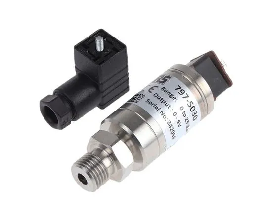 63-7996-72　RS PRO Gauge for Air, Gas, Hydraulic Fluid, Liquid, Water Pressure Sensor, 25bar Max Pressure Reading , 9 → 32 V　797-5030