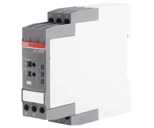63-7796-05　ABB OFF Delay without Auxiliary Voltage Single Timer Relay, Screw, 0.05 s → 10 min, DPDT, 2 Contacts, SPDT, 24　1SVR730120R3300  CT-ARS.21S