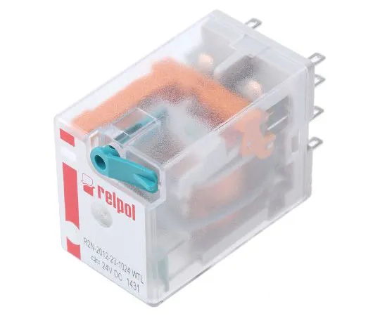 63-8006-69　RelpolR2N DPDT Non-Latching Relay Plug In, 24V dc Coil, 12A　R2N-2012-23-1024-WTL