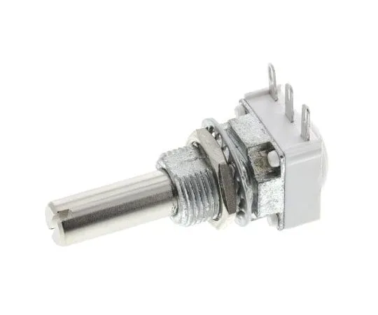 63-7987-03　Vishay 1 Gang Rotary Cermet Potentiometer with a 6 mm Dia. Shaft, 10kΩ, ±10%, 1W, Linear P11S1V0FLSY00103KA　P11S1V0FLSY00103KA