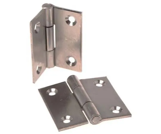 63-7765-33　RS PRO Stainless Steel Hinge with a Riveted Pin Screw, 50mm x 50mm x 2mm　726-4125