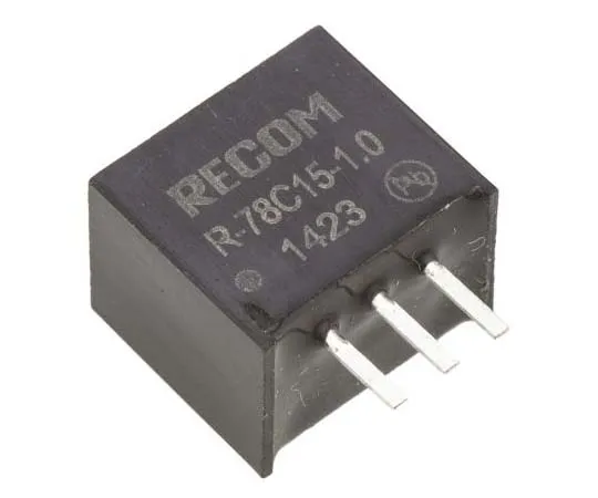 63-7783-42　Recom Switching Regulator, 18 → 42V dc Input, 15V dc Output, 1A　R-78C15-1.0