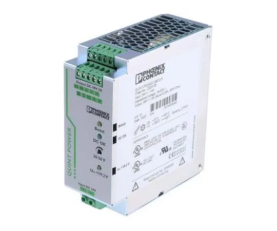 63-7783-27　Phoenix Contact QUINT 240W Isolated DC-DC Converter DIN Rail Mount, Voltage in 18 → 32 V dc, Voltage out 48V dc　2320128