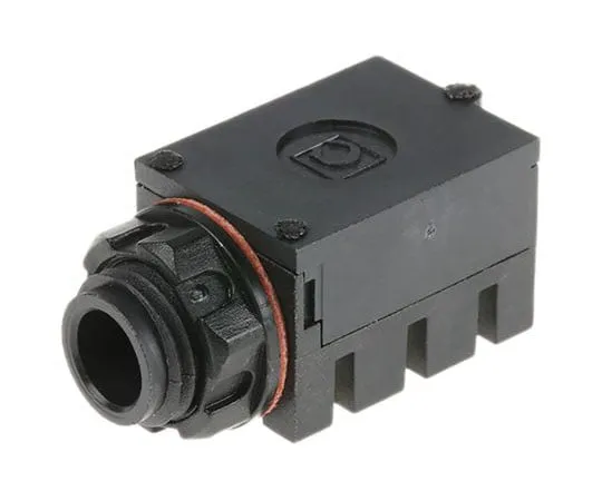 63-8006-52　RS PRO 6.35 mm PCB Mount Stereo Jack Jack Socket, 3 Pole, 5A　805-1646