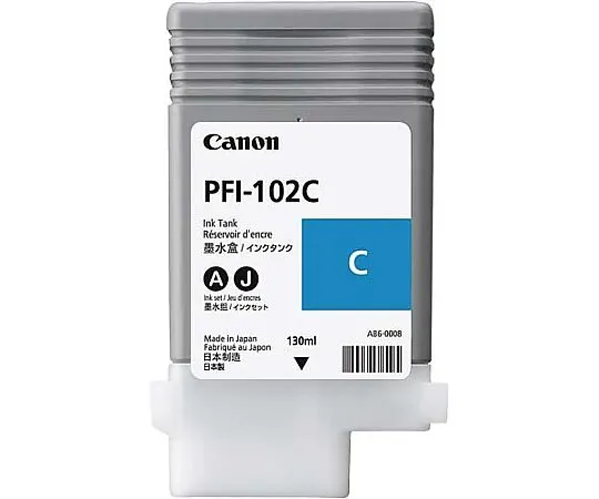 61-0515-79　［Discontinued］Canon Genuine Ink Cartridge PFI-102C (Cyan)　0896B001