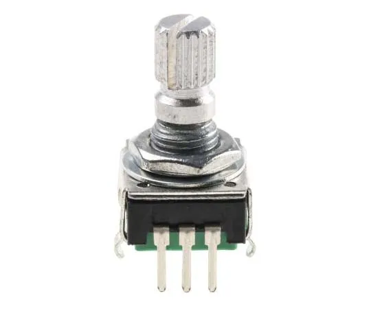 63-7778-32　Bourns 24 Pulse Incremental Mechanical Rotary Encoder with a 6 mm Knurl Shaft (Not Indexed), Through Hole　PEC11R-4215K-S0024