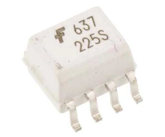 63-7810-79　ON Semiconductor, HCPL0637 DC Input Logic Gate Output Dual Optocoupler, Surface Mount, 8-Pin SOIC　HCPL0637