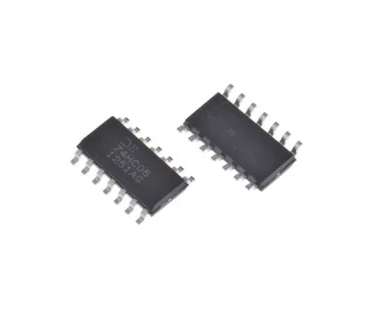 63-7998-99　DiodesZetex 74HC05S14-13, , Hex Schmitt Trigger, Open Drain Inverter, 14-Pin SOIC　74HC05S14-13