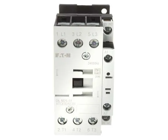 63-7789-48　Eaton 3 Pole Contactor, 25 A, 24 V ac Coil, xStart, 3NO, 11 kW　277151 & DILM25-01(24V50HZ)