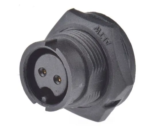 63-8014-15　Amphenol BD Series Panel Mount Connector, 2 contacts Socket　BD-02PMFS-LC7001