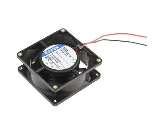 63-7792-97　ebm-papst 8300 Series Axial Fan, 80 x 80 x 32mm, 80m³/h, 6W, 24 V dc　8314H-RS0