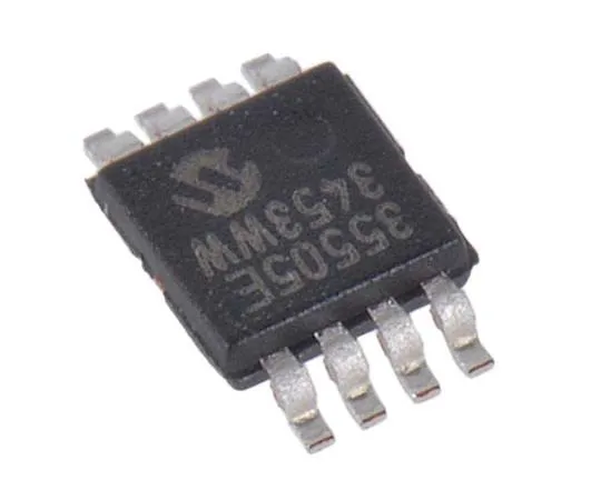 63-7761-73　Microchip MCP3550-50E/MS, 22-bit Serial ADC Differential Input, 8-Pin MSOP　MCP3550-50E/MS