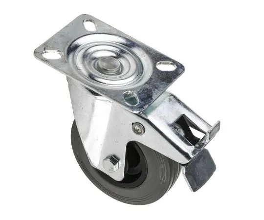 63-8033-71　RS PRO Braked Swivel Swivel Castor, 70kg Load Capacity, 100mm Wheel Diameter　828-6306