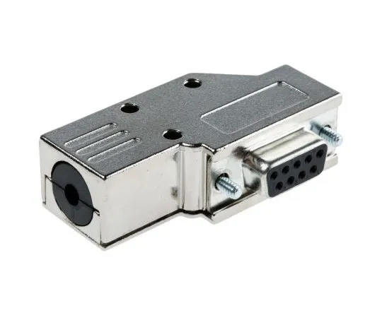 63-7980-35　MHDCMR Series, Right Angle 9 Way D-Sub Socket Connector Kit With Hood and Inserts　MHDCMR9-DM9S-K