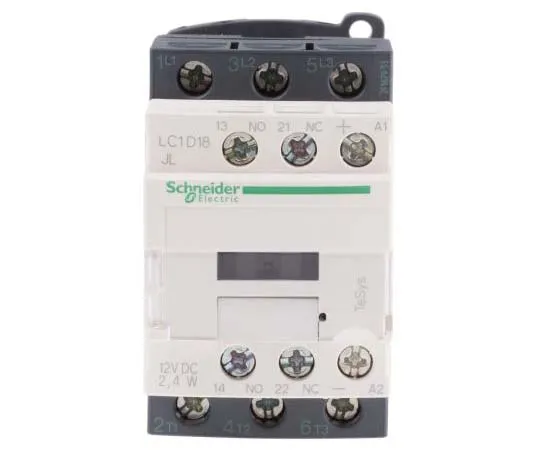 63-7791-48　Schneider Electric 3 Pole Contactor, 18 A, 12 V dc Coil, TeSys D, 3NO　LC1D18JL