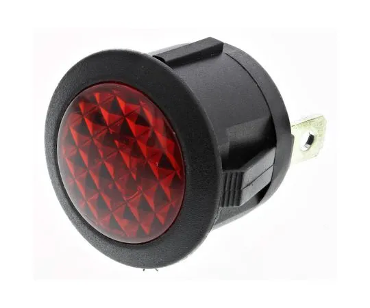 63-7990-98　RS PRO Red Indicator, 220 V ac, 20.8mm Mounting Hole Size, FASTON Termination　793-2566