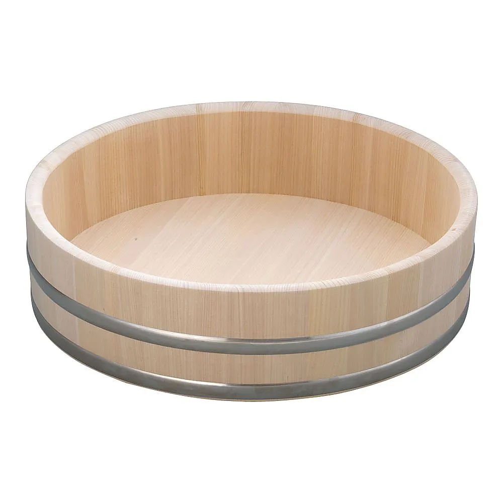 62-6472-08　Wooden Stainless Steel Hoidai (Sawara Wood) 54 cm