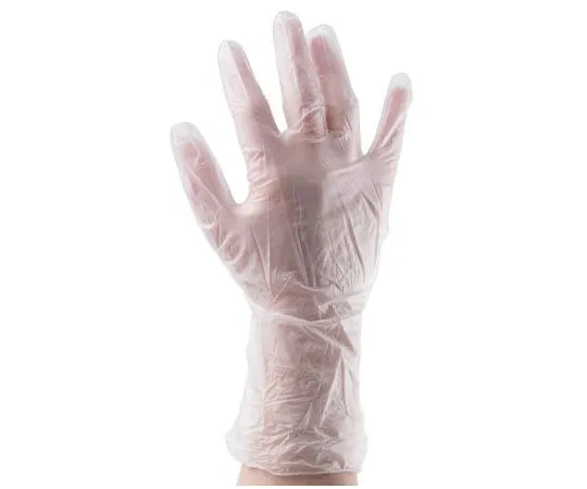 63-8034-27　L Vinyl Disposable Gloves　829-5161