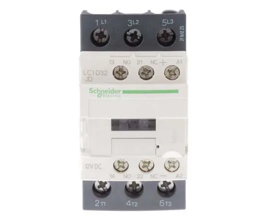 63-7791-67　Schneider Electric 3 Pole Contactor, 32 A, 12 V dc Coil, TeSys D, 3NO　LC1D32JD