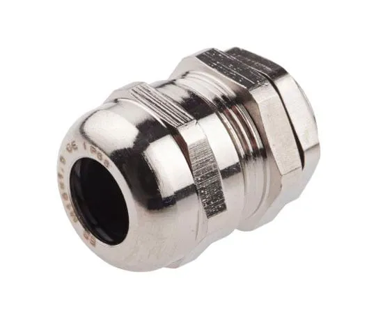 63-8035-51　RS Pro M16 x 1.5 Cable Gland With Locknut, Nickel Plated Brass, IP68　831-9021