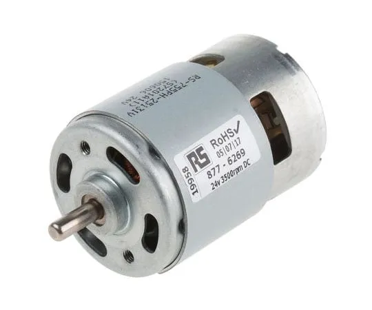 63-8054-48　Mellor Electric Brushed DC Motor, 13.6 W, 24 V dc, 0.046 Nm, 2840 rpm, 5mm Shaft Diameter　DC1024