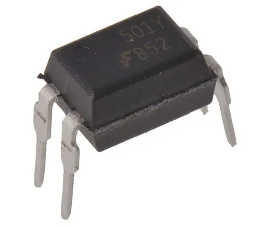 63-8011-09　ON Semiconductor, FOD852 DC Input Photodarlington Output Optocoupler, Through Hole, 4-Pin MDIP　FOD852