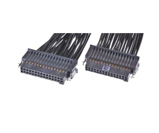 63-7953-06　Serial Cable Assembly 254mm 15-Pin TFM-WT to 15-Pin TFM-WT　SFSD-15-28-H-10.00-DR-NDX