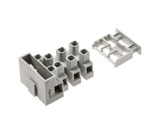 63-7787-76　4 Way F***d Terminal Block, 20A 690 V, Screw Down, Nylon　CFTBN/4