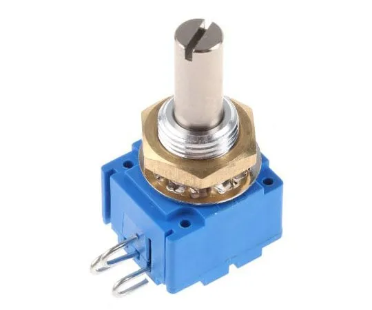 63-7981-34　Bourns 1 Gang Rotary Conductive Plastic Potentiometer with a 6 mm Dia. Shaft, 10kΩ, ±10%, 1W, Linear 92R1A-J22-L15L　92R1A-J22-L15L