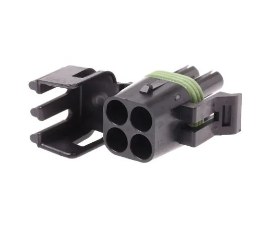 63-8001-15　Delphi Weather-Pack Series, 2 Row 4 Way Cable Mount Socket Connector, with Crimp Termination Method　12015798