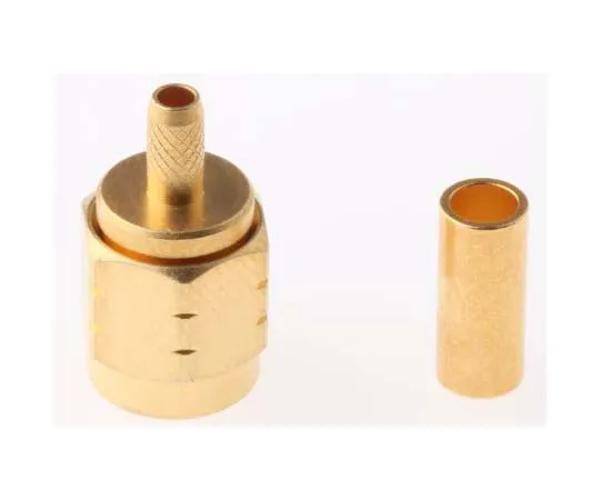 63-7779-81　RS Pro Straight 50Ω Cable Mount SMA Connector, Crimp Termination RG174, RG316/U　738-5894