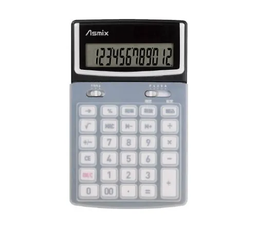 61-3265-78　［Discontinued］Color Calculator With Button Cover Black　C1216BK