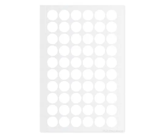 3-8719-01　［Discontinued］Cryo Dot Label φ13mm Type White 60 Pieces x 7 Sheets　LT-13WH