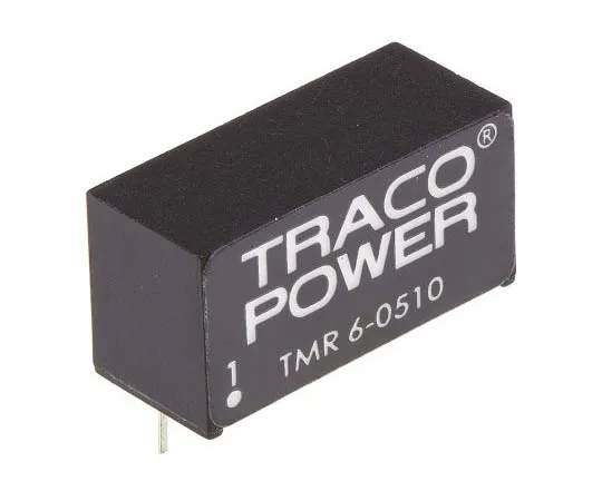 63-7805-44　TRACOPOWER TMR 6 6W Isolated DC-DC Converter Through Hole, Voltage in 4.5 → 9 V dc, Voltage out 3.3V dc　TMR 6-0510